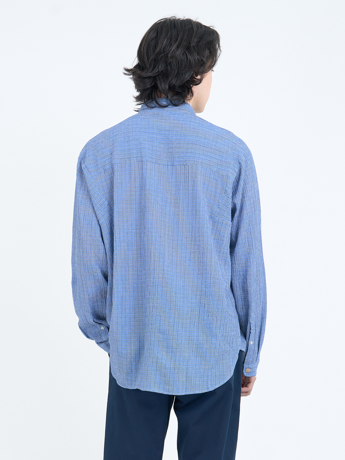 Garrison Long Sleeve Shirt (Loose Fit) Byrne Blue