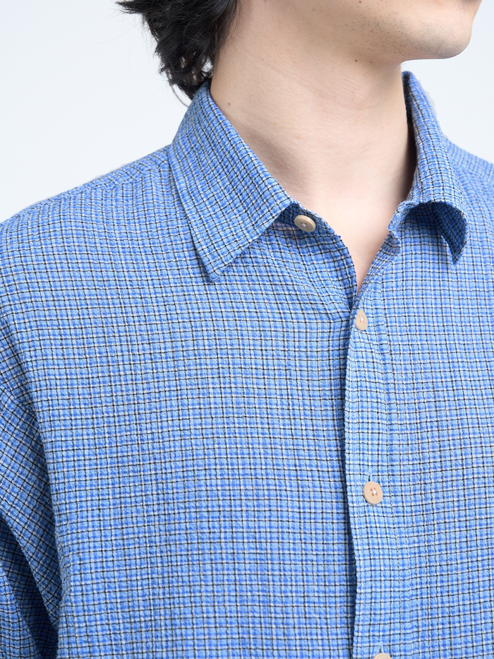 Garrison Long Sleeve Shirt (Loose Fit) Byrne Blue