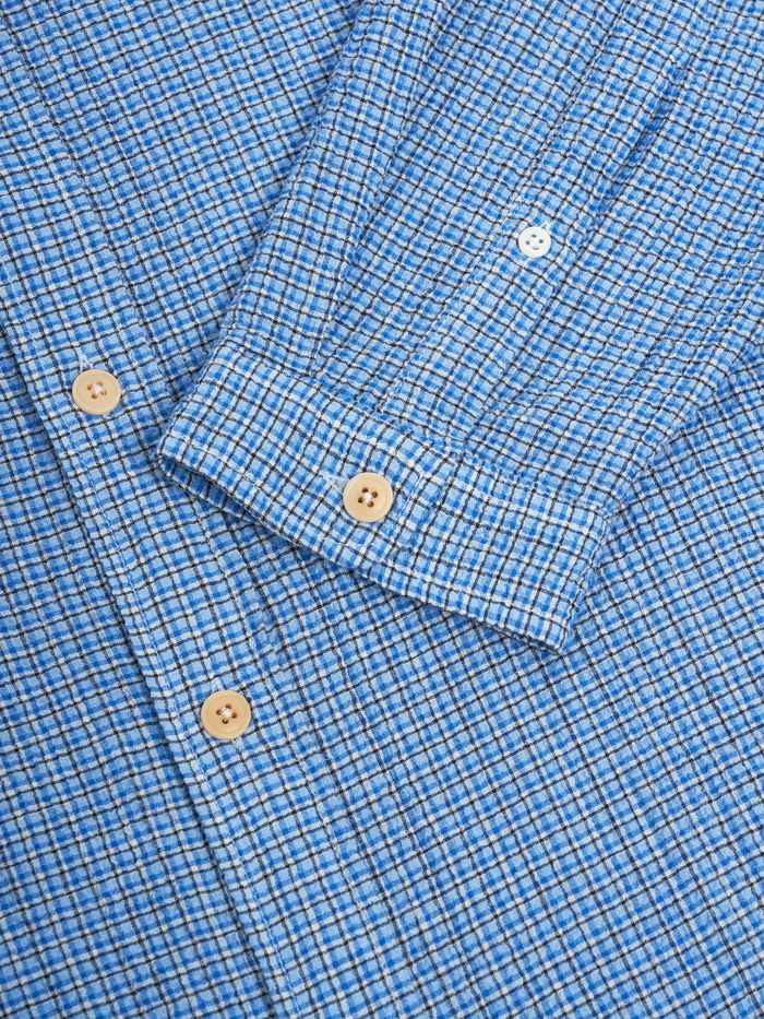 Garrison Long Sleeve Shirt (Loose Fit) Byrne Blue