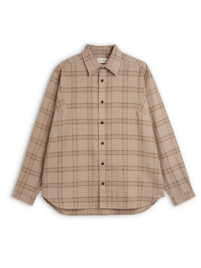 Garrison Long Sleeve Shirt (Loose Fit) Connell Beige