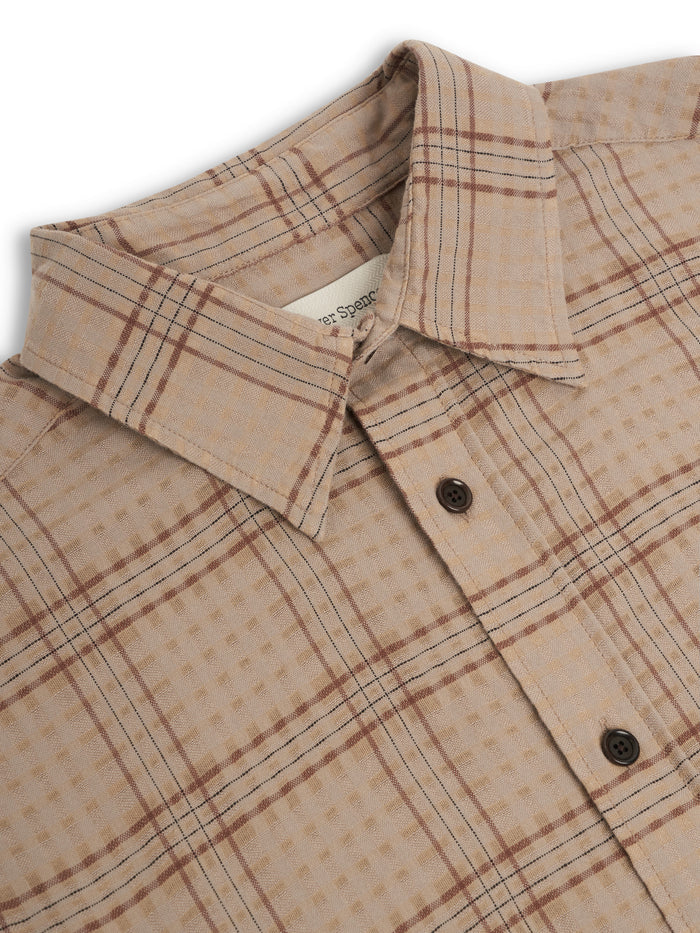 Garrison Long Sleeve Shirt (Loose Fit) Connell Beige