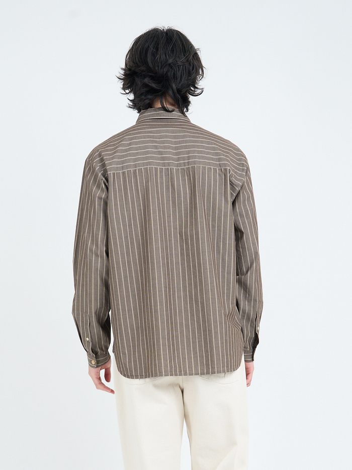 Garrison Long Sleeve Shirt (Loose Fit) Corbet Brown