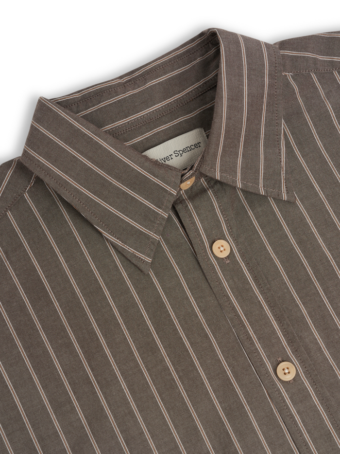 Garrison Long Sleeve Shirt (Loose Fit) Corbet Brown