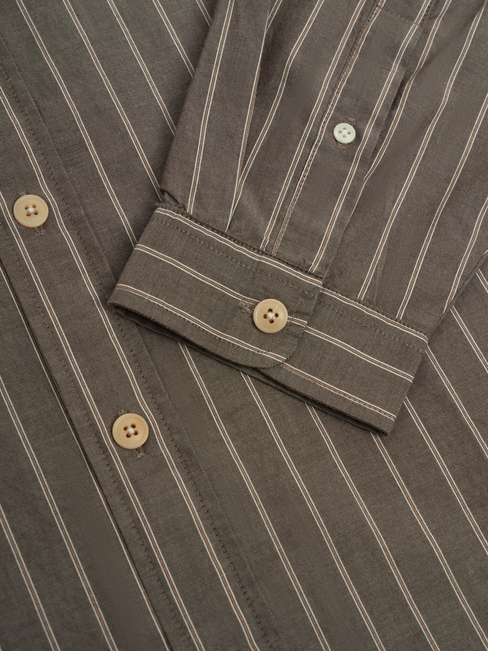 Garrison Long Sleeve Shirt (Loose Fit) Corbet Brown