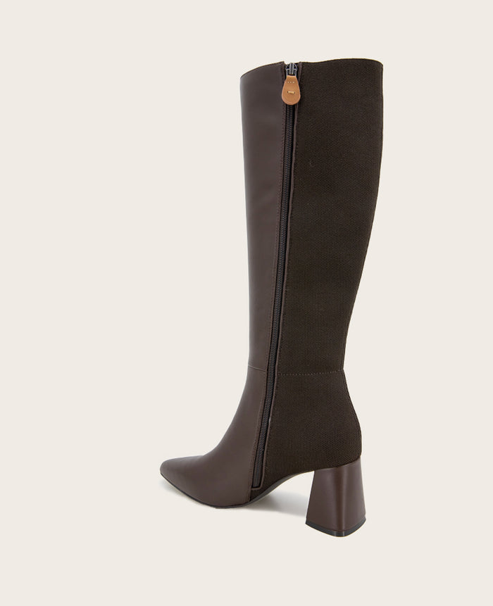 GENTLE SOULS - Dionne Leather Elastic Heel Boot
