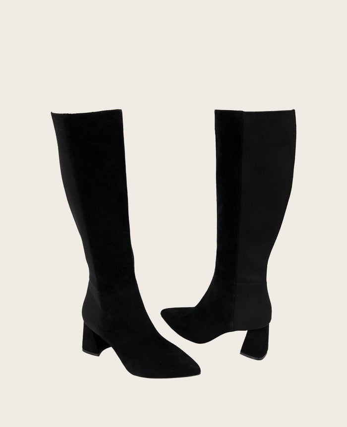 GENTLE SOULS - Dionne Suede Elastic Heel Boot