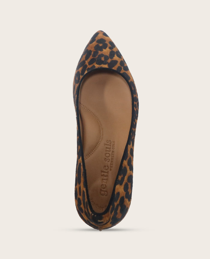 GENTLE SOULS - Gardena Leopard Calf Hair Pump