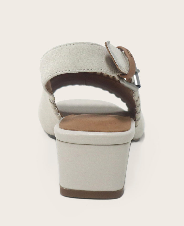 GENTLE SOULS - Samarra Suede Braided Detail Slingback Heel