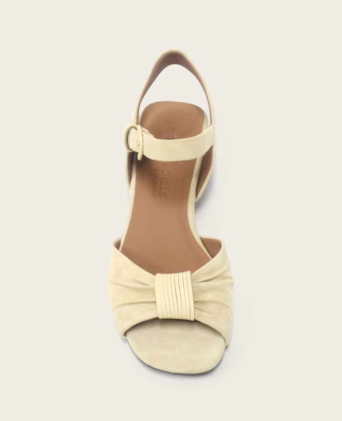 GENTLE SOULS - Sorae Suede Open Toe Heeled Sandal