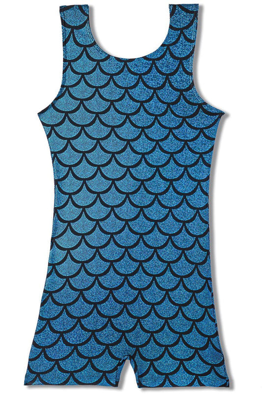 Girl Power Sport Biketard, Ariel Mermaid LE103