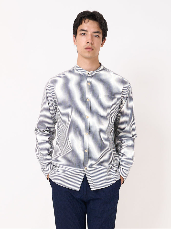 Grandad Shirt Brimham Blue