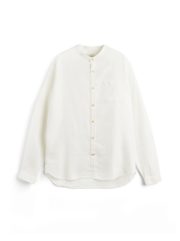 Grandad Shirt Lennon Cream
