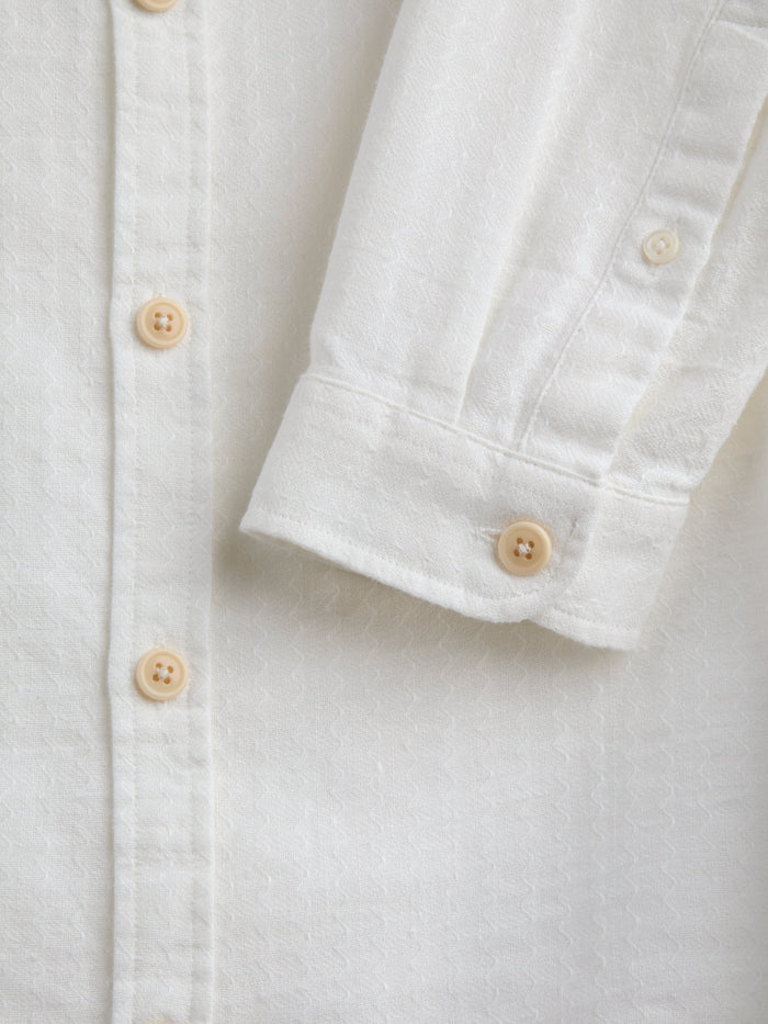 Grandad Shirt Lennon Cream