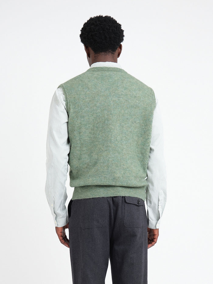 Graves V Neck Vest Brady Green