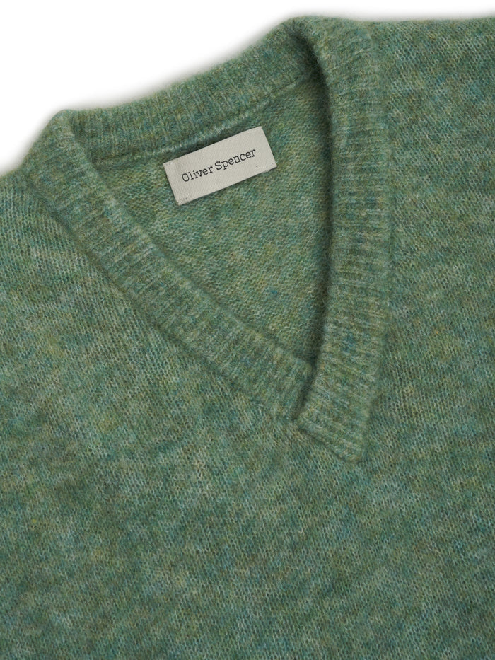 Graves V Neck Vest Brady Green
