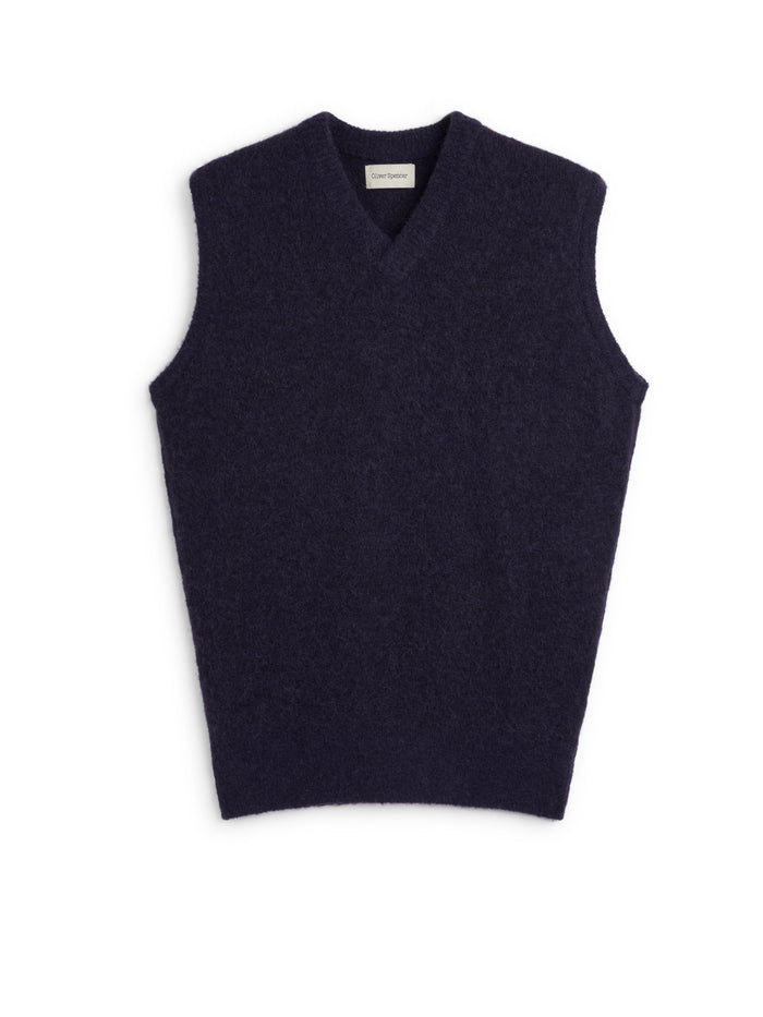 Graves V Neck Vest Brady Purple
