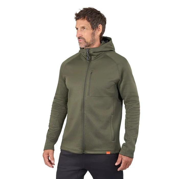 Grundens Grundies Thermal FZ Hoodie Deep Depths Front