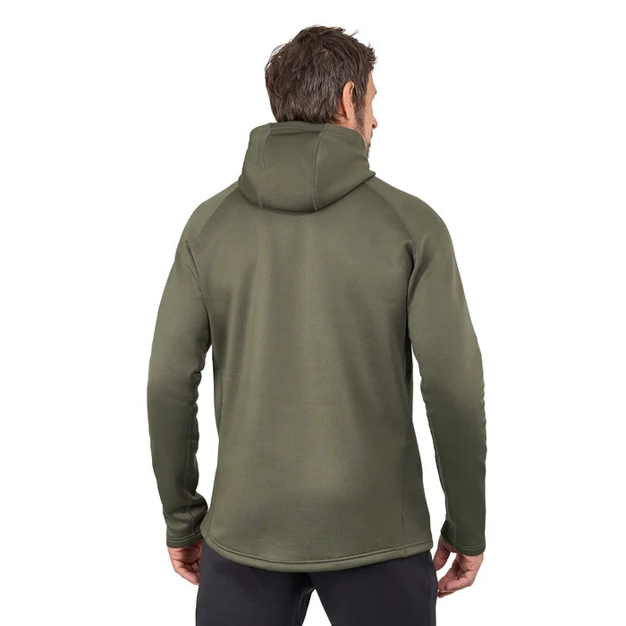 Grundens Grundies Thermal FZ Hoodie Deep Depths Back