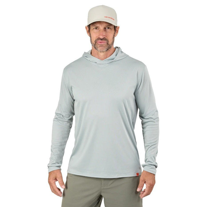 Grundens Tough Sun Masked Hoodie - Iceberg