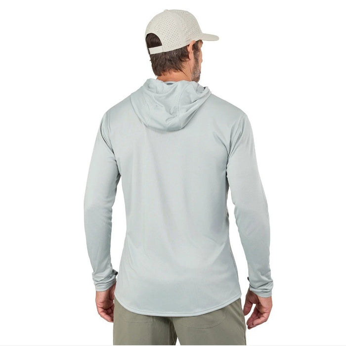 Grundens Tough Sun Masked Hoodie - Iceberg