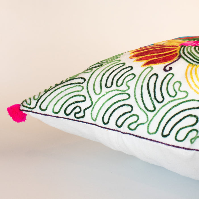 Handcrafted Lotus Cushion