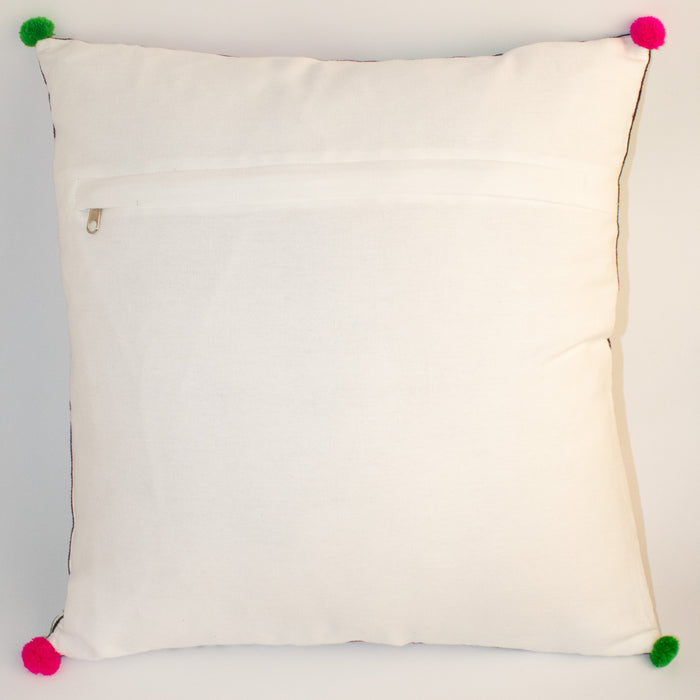 Handcrafted Lotus Cushion