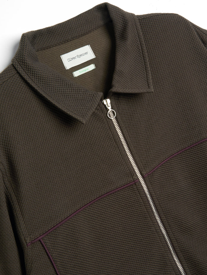 Harrison Jersey Jacket Amery Brown