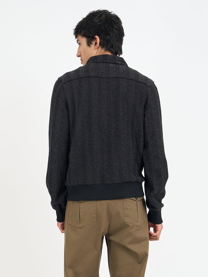 Harrison Jersey Jacket Glover Black