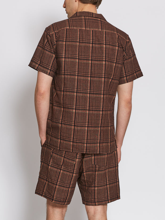 Havana Short Sleeve Shirt Burrow Brown
