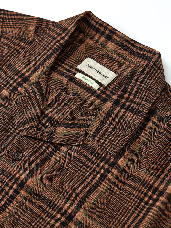 Havana Short Sleeve Shirt Burrow Brown