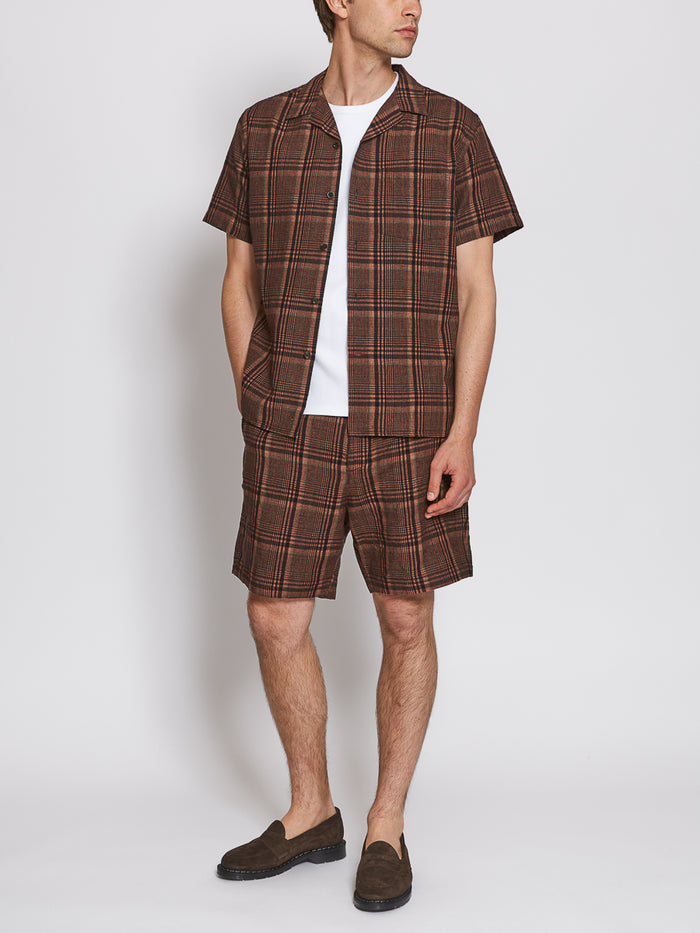 Havana Short Sleeve Shirt Burrow Brown