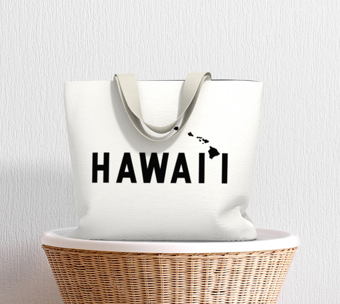 Hawaii Aloha Large Tote - Front View