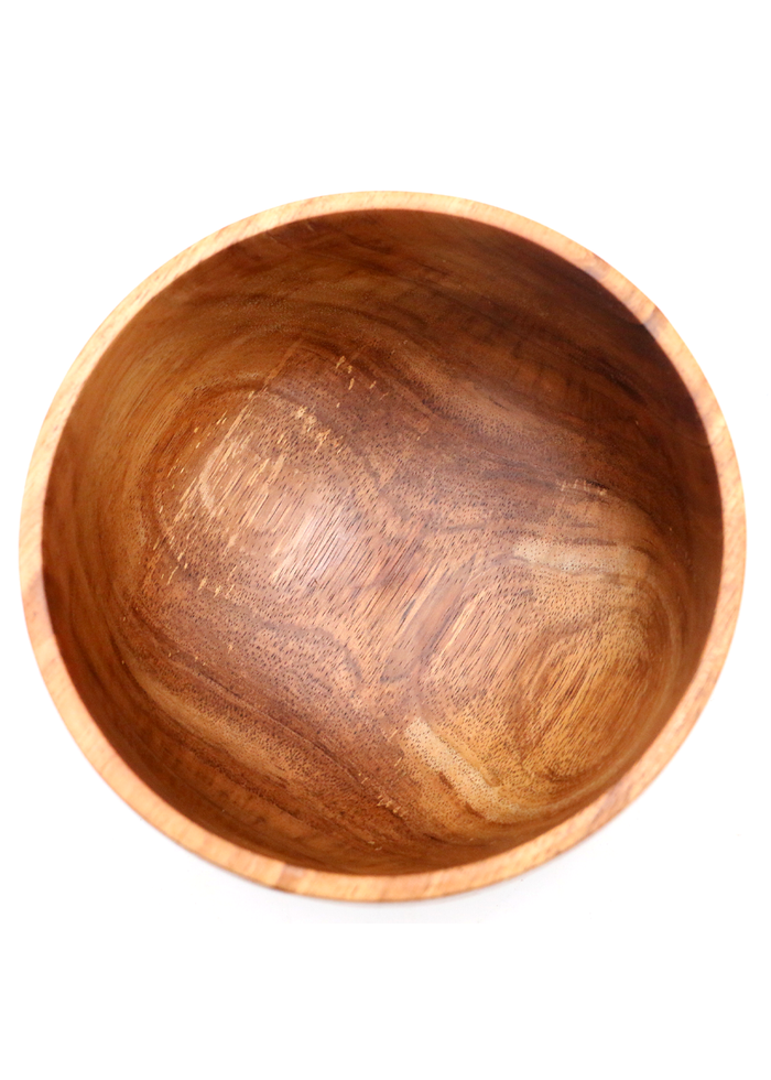 Hawaiian Koa Wood Bowl #1079 - Medium - Top View