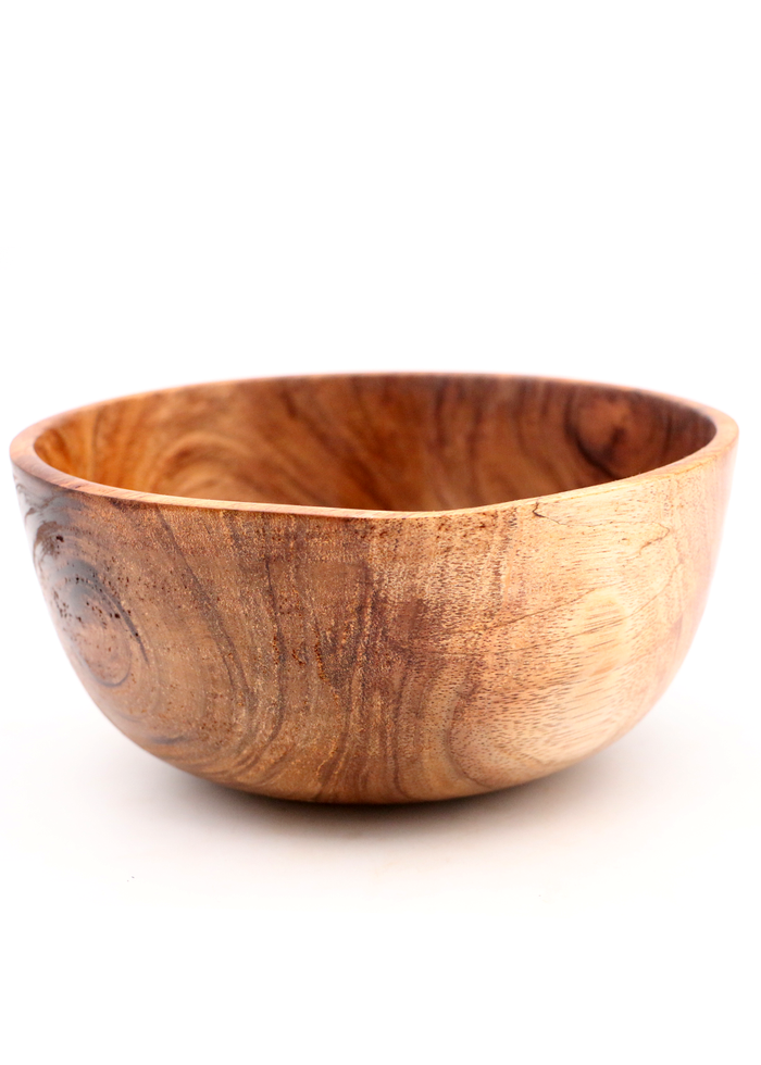 Hawaiian Koa Wood Bowl #1095 - Medium - Side View 1