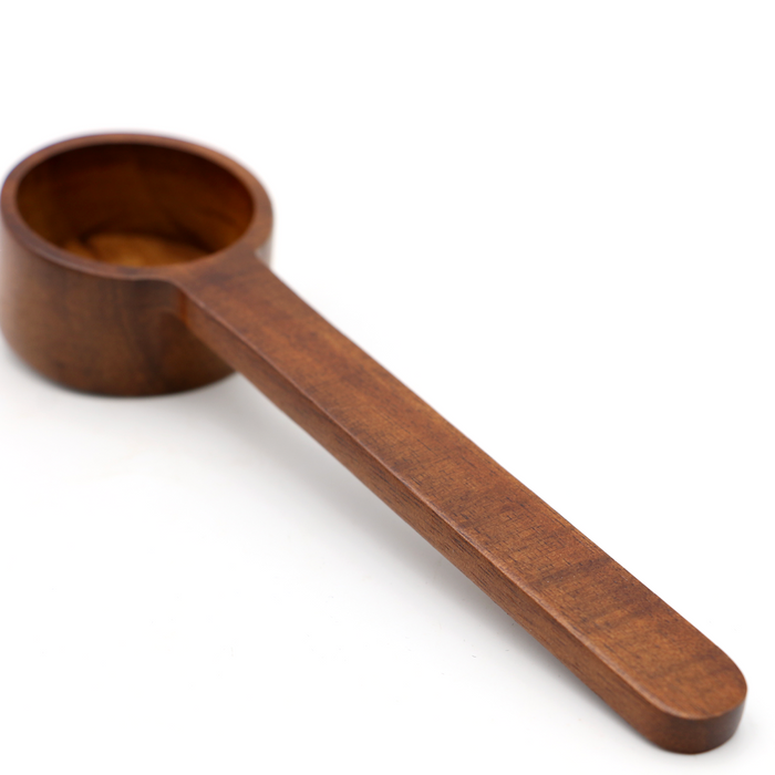 Hawaiian Koa Wood Coffee Scooper - Front View