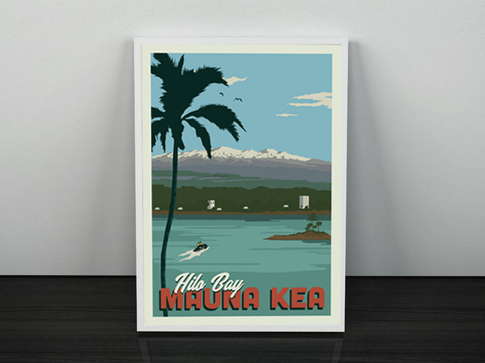 Hawaii's Hilo Bay 12 x 18 Poster