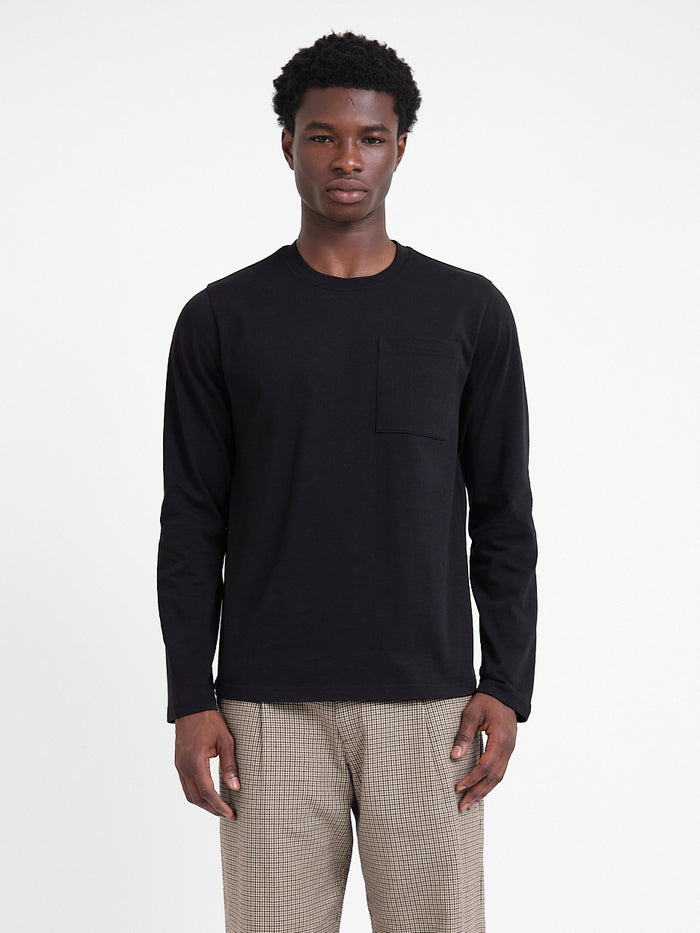 Heavy Long Sleeve T-Shirt Parton Black