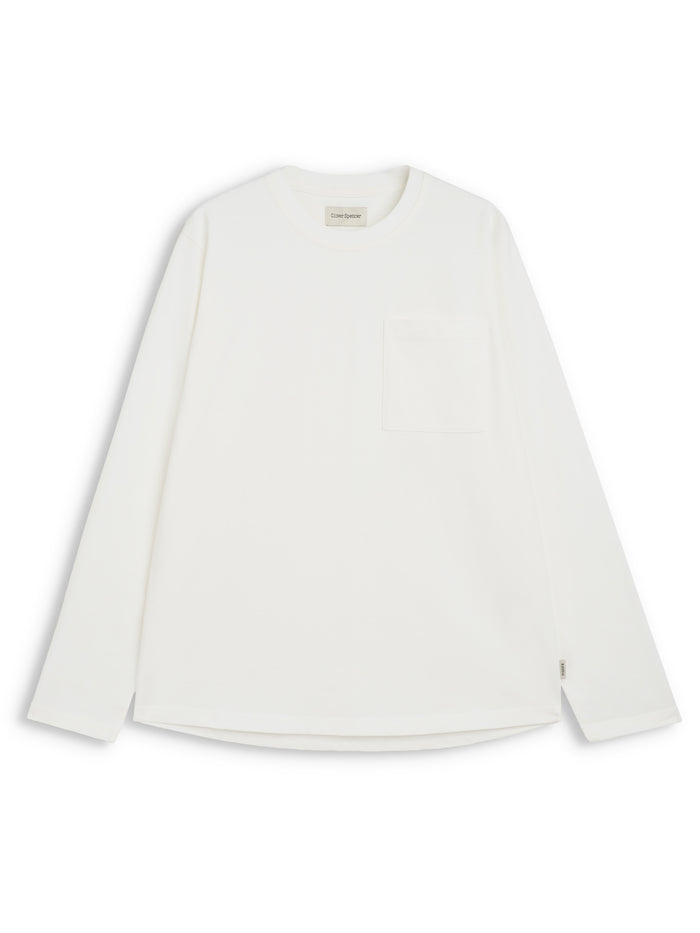 Heavy Long Sleeve T-Shirt Parton White