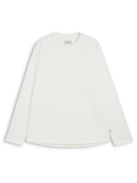 Heavy Long Sleeve T-Shirt Parton White