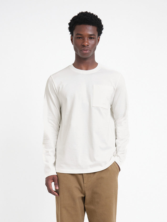 Heavy Long Sleeve T-Shirt Parton White