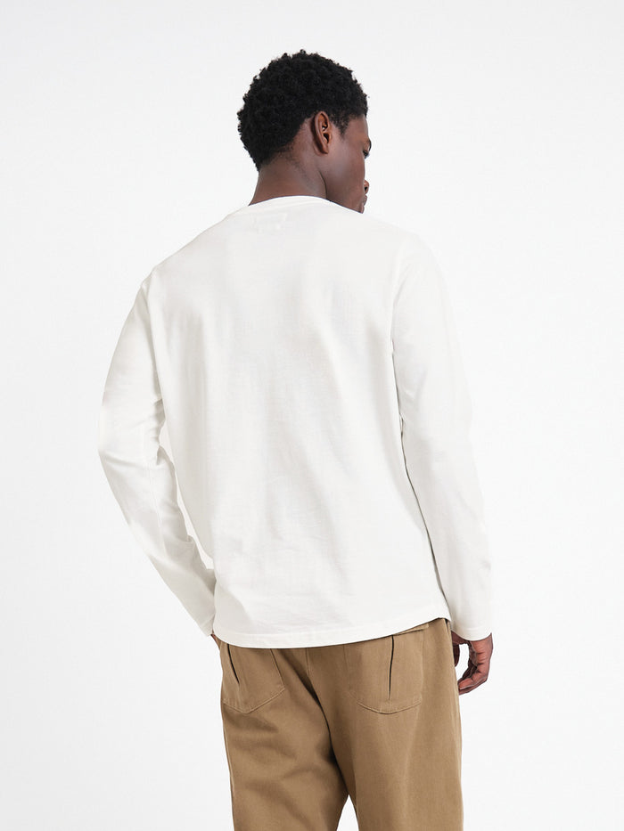 Heavy Long Sleeve T-Shirt Parton White