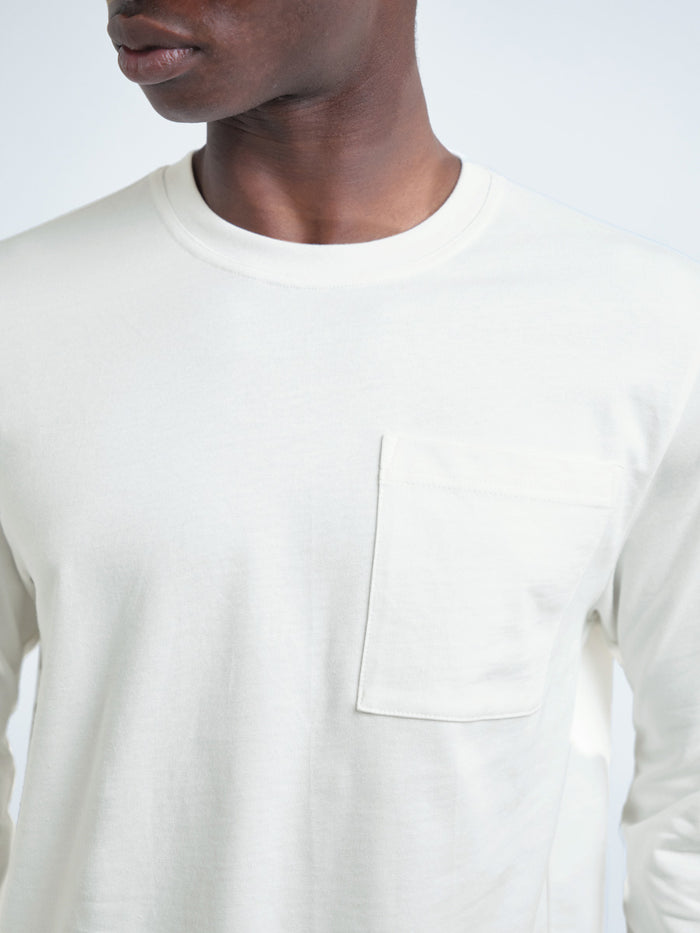 Heavy Long Sleeve T-Shirt Parton White