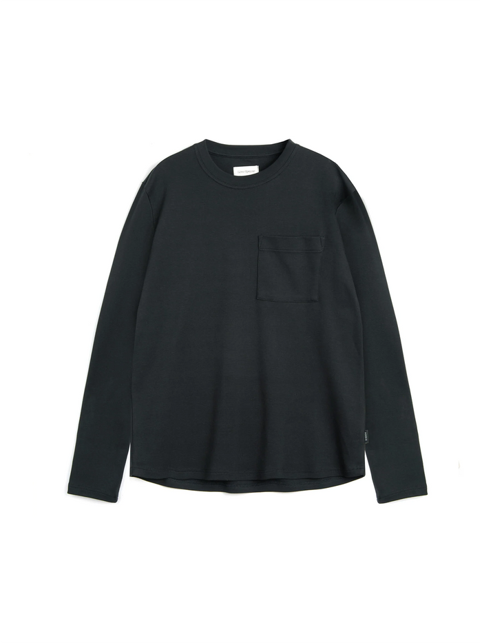 Heavy Long Sleeve T-Shirt Tavistock Black