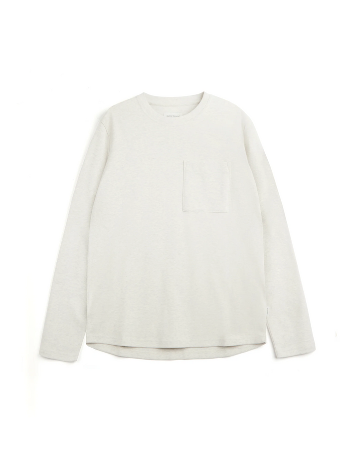 Heavy Long Sleeve T-Shirt Tavistock Oatmeal