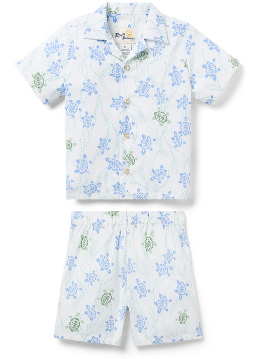 Honu Holoholo Toddler CS - White