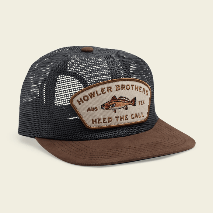 Howler Brothers Feedstore Redfish Snapback Howler Brothers Brown/Grey Headwear Rivers and Glen Trading Co