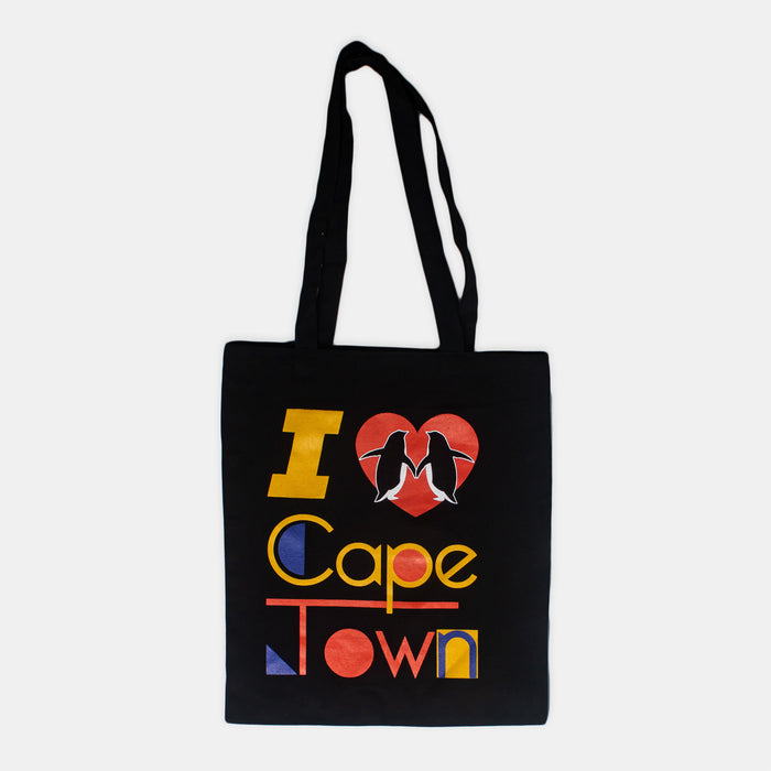 I Love Cape Town Tote Bag - Black