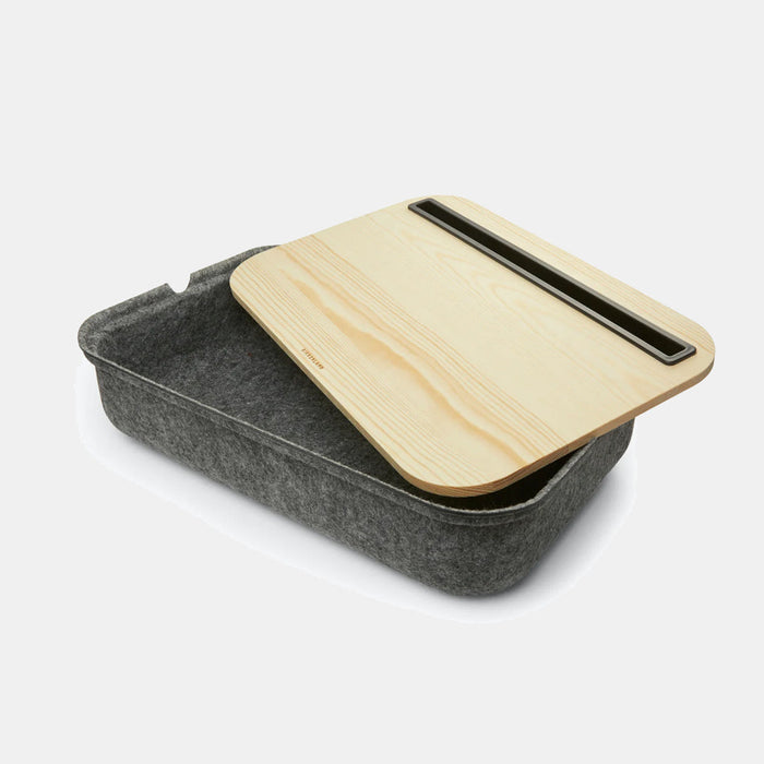 IBed Felt Covered Storage Unit Lap Desk Removable Cover