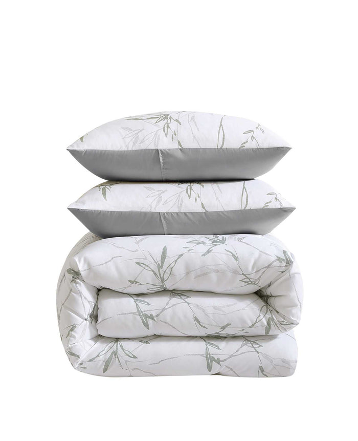Ink Wash Vine Comforter + Sham Set