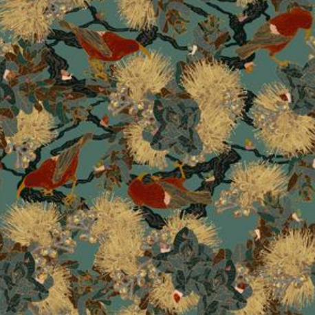 Kaniakapupu Aloha Shirt - Teal